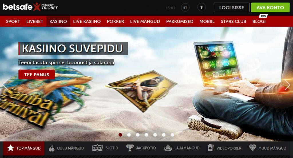 online kasiino pakkumised